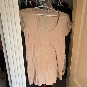James Perse 100% Cotton Peach Tee